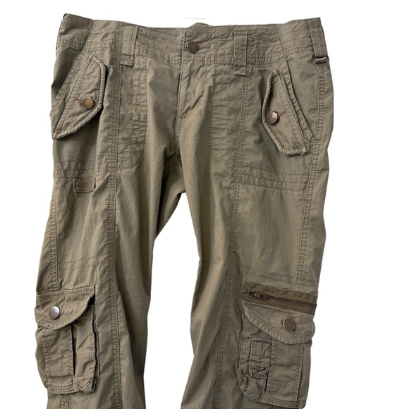 Boston Proper Cargo Pants Green-2 - Picture 5 of 10